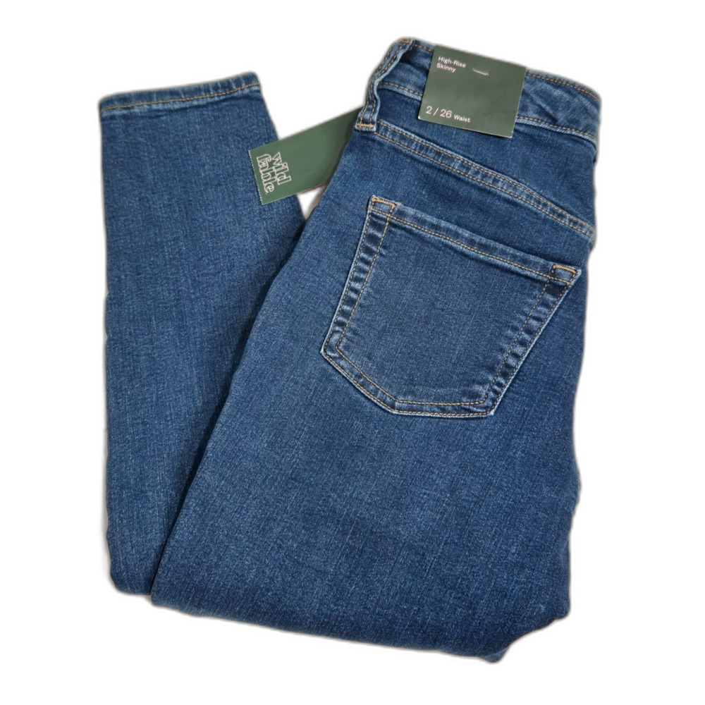 Wild Fable Skinny Jeans | Women's Size 2/26W | High Rise Medium Blue Wash